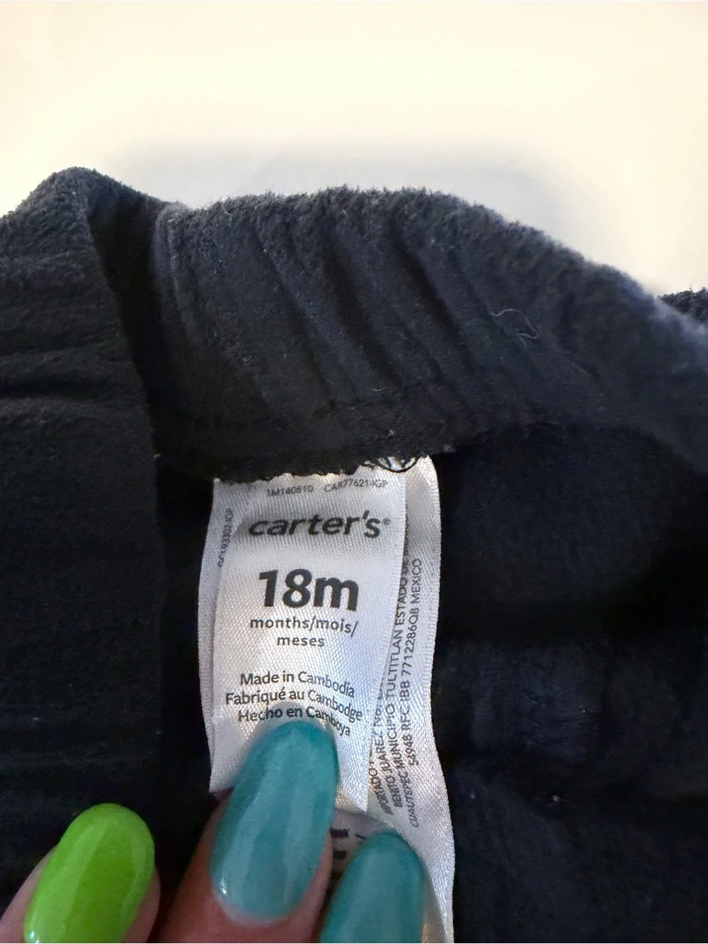 Carter's Kids 5 Pack Joggers pants‎ and 2 wonder nation jeans 18 months